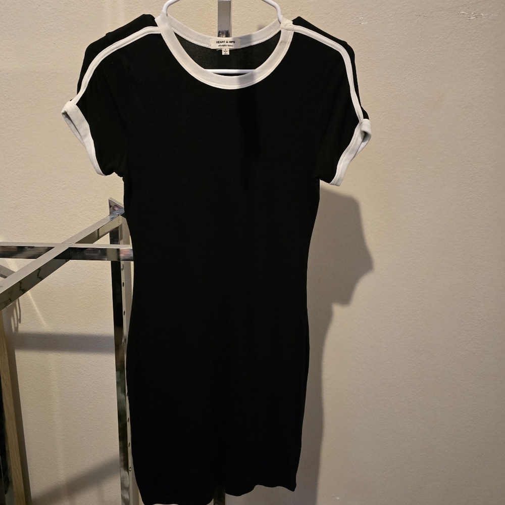 NWOT Classic Black and White Dress